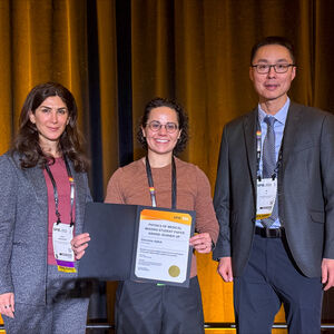 Gia Jadick with conference chairs