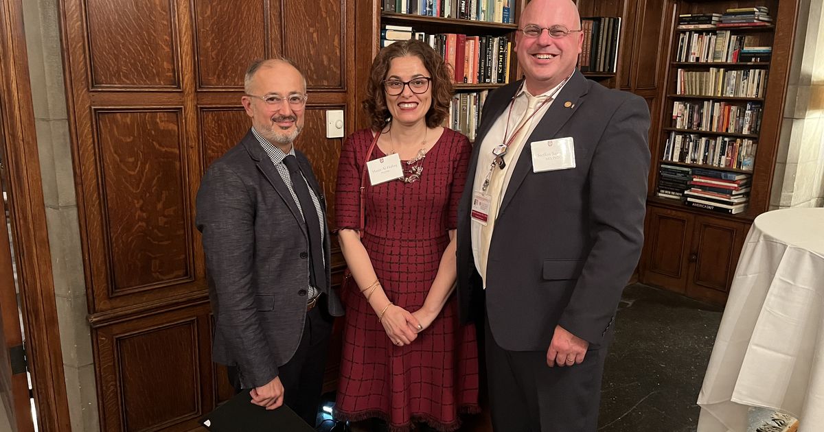 Medical Physics faculty attend celebration for newly appointed